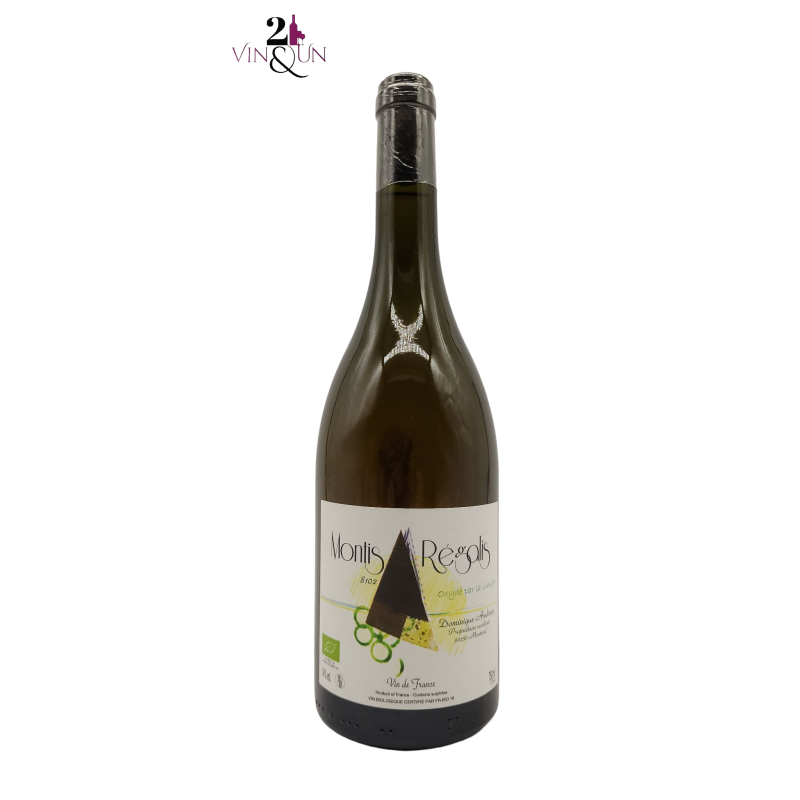 Dry White Wine - Organic wine - 2018 - Vin de France - Montis Régalis 8102 - Dominique Andiran - 75cl bottle