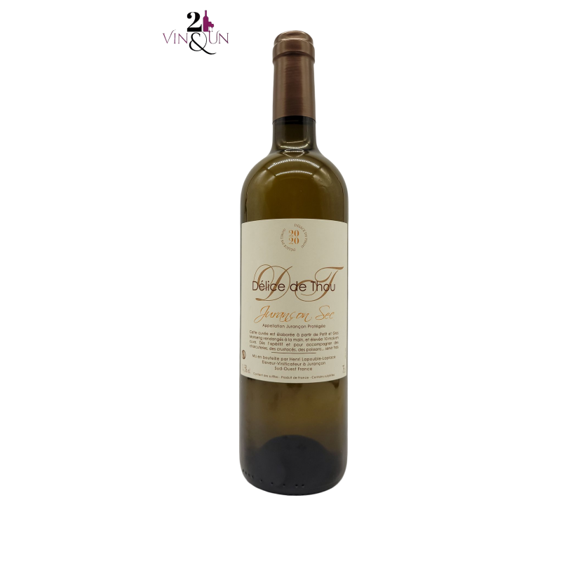 Dry White Wine - 2020 - Jurançon - Délice de Thou - Clos Thou - 75 cl bottle