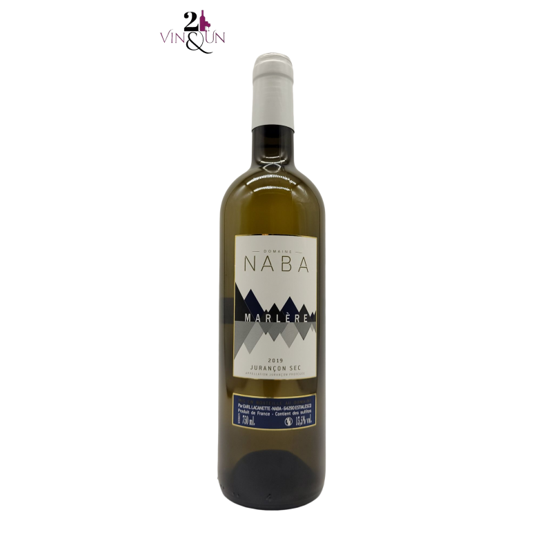 Dry White Wine - 2019 - Jurançon - Marlère - Domaine Naba - 75 cl bottle