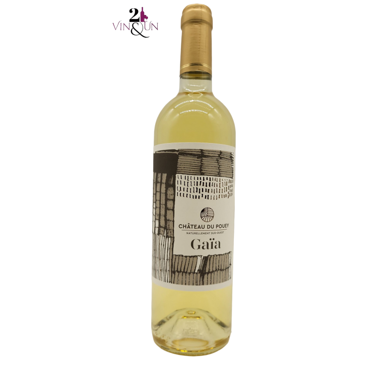 Vin Blanc - 2020 - Pacherenc du Vic Bilh - Gaïa - Château du Pouey - Bouteille de 75 cl