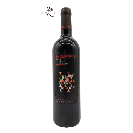 Red Wine - 2020 - Côtes de Gascognes - Happy Time - Château du Pouey - 75 cl bottle