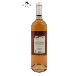 Vin Rosé - 2021 - Côtes de Gascognes - Happy Time - Château du Pouey - Bouteille de 75 cl