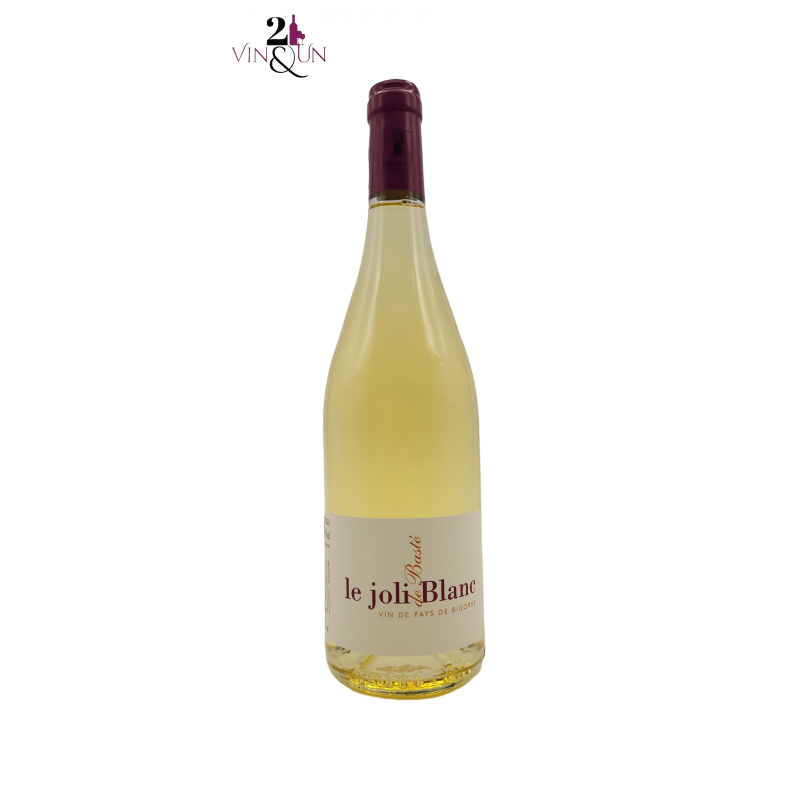 Dry White Wine - 2021 - Organic Wine - IGP Bigorre - Le joli Blanc de Basté - Clos Basté - 75 cl bottle