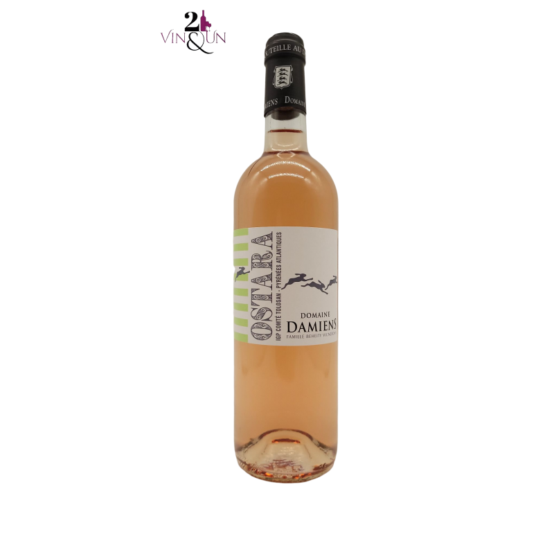 Vin Rosé Bio - 2021 - IGP Comte Tolosan Pyrénées Atlantiques - Ostara Rosé - Domaine Damiens - Bouteille de 75 cl